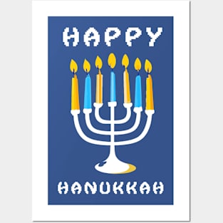 Happy Hanukkah Day Posters and Art